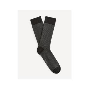Proužkované ponožky Vicaire z bavlny Supima® Šedá ON obraz