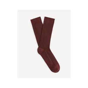 Vysoké ponožky Sipique z bavlny Supima® Vínová obraz