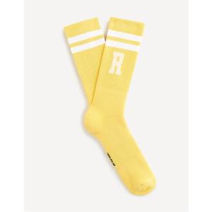 Sportovní fleecové ponožky Žlutá O obraz