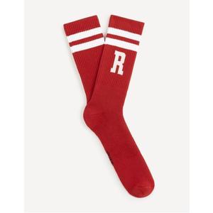 Sportovní fleecové ponožky Červená obraz