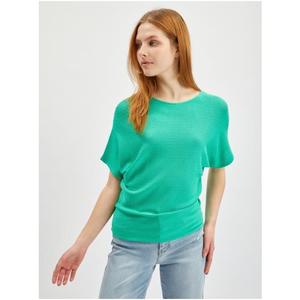 Světle zelený dámský svetr s krátkým rukávem ORSAY XS obraz