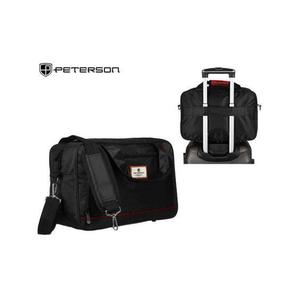 Cestovní taška Peterson PTN BPT-03 černá-RED obraz