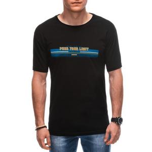 Pánské tričko s potiskem S1846 černé obraz
