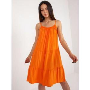 Dámské šaty OCH BELLA oranžové obraz