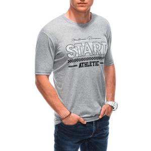 Pánské tričko s potiskem S1873 šedá obraz