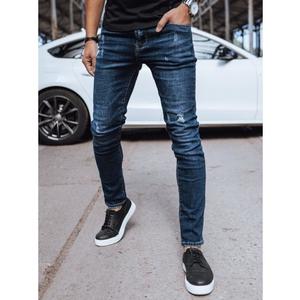 Pánské džínové kalhoty s dírami FIKA modré obraz