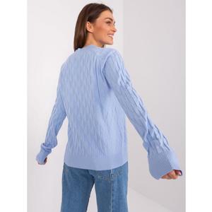 Dámský svetr s bavlnou RIMA světle modrý obraz