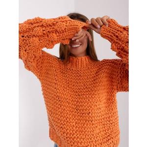 Dámský svetr oversize HILARY oranžový obraz