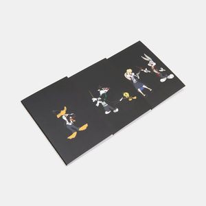 Sinsay - Zápisník velikosti A5 3 pack Looney Tunes - Černý obraz