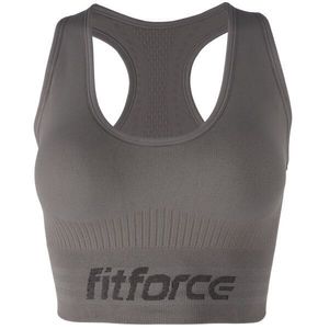 Fitforce SANCY Dámská fitness podprsenka, šedá, velikost obraz