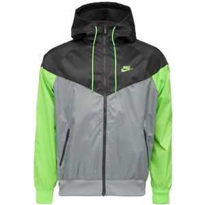 Nike HERITAGE ESSENTIALS WINDRUNNER Pánská bunda, šedá, velikost obraz