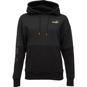 Puma POWER LOGO LOVE HOODIE Dámská mikina, černá, velikost obraz