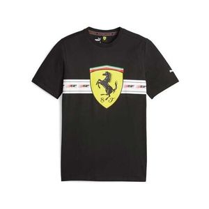 Puma FERRARI RACE TEE Pánské triko, černá, velikost obraz