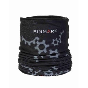 Finmark MULTIFUNCTIONAL SCARF WITH FLEECE Multifunkční šátek, černá, velikost obraz