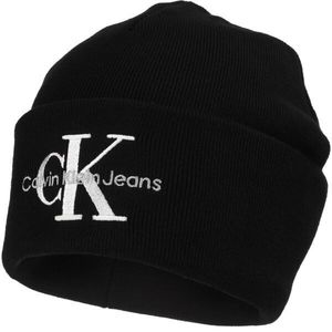 Calvin Klein MONOLOGO EMBRO Zimní čepice, černá, velikost obraz