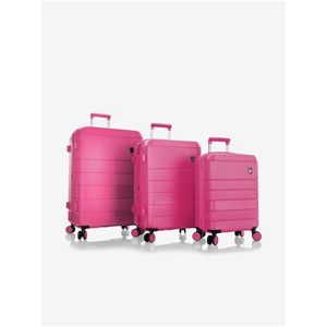 Sada tří cestovních kufrů v růžové barvě Heys Neo S, M, L obraz