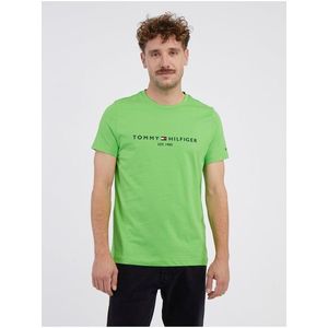 Světle zelené pánské tričko Tommy Hilfiger obraz