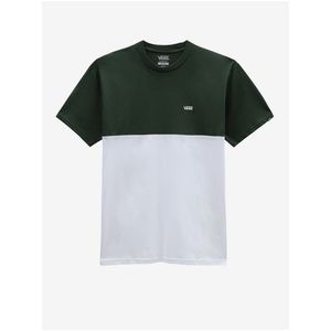 Zeleno-bílé pánské tričko VANS obraz