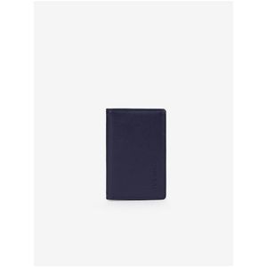 Tmavě modrá pánská kožená peněženka VUCH Barion Blue obraz