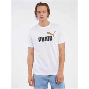 Bílé pánské tričko Puma ESS+ 2 obraz