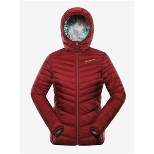 Červená dámská oboustranná zimní bunda ALPINE PRO EROMA obraz
