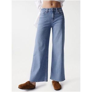 Modré dámské široké džíny Salsa Jeans obraz