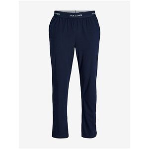 Tmavě modré pánské tepláky Jack & Jones Basic obraz