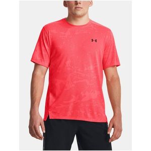 Červené pánské sportovní tričko Under Armour UA Tech Vent Jacquard SS obraz