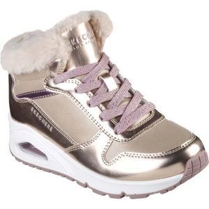 Skechers UNO - COZY ON AIR Dětská zimní obuv, zlatá, velikost obraz