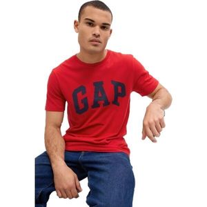 GAP LOGO Pánské tričko, červená, velikost obraz
