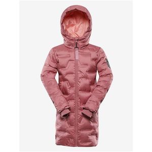 Holčičí růžový zimní prošívaný kabát NAX SARWO obraz