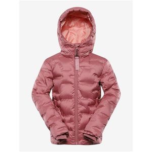 Růžová dětská zimní bunda NAX RAFFO obraz