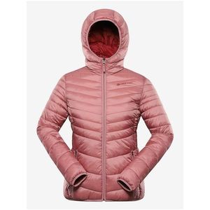 Růžová dámská oboustranná zimní prošívaná bunda ALPINE PRO EROMA obraz