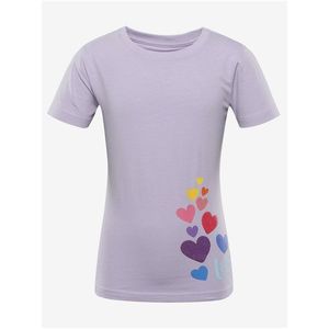 Světle fialové holčičí tričko s potiskem NAX ZALDO obraz