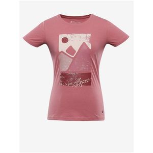 Růžové dámské tričko ALPINE PRO Garima obraz