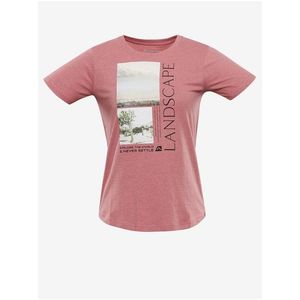 Růžové dámské tričko ALPINE PRO Gorena obraz