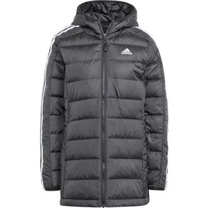 adidas 3-STRIPES JACKET Dámský kabát, černá, velikost obraz