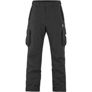 Bula LIFTIE Pánské zateplené lyžařské kalhoty, černá, velikost obraz