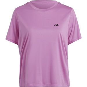 adidas MADE4TRAINING TEE Dámské tréninkové tričko v plus size, růžová, velikost obraz