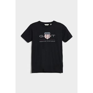 TRIČKO GANT ARCHIVE SHIELD SS T-SHIRT BLACK obraz