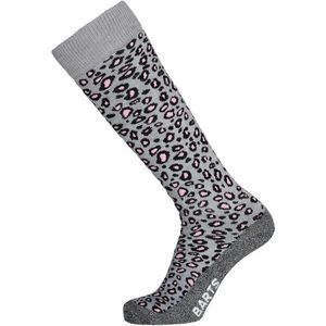 BARTS SKISOCK ANIMAL PRINT HEATHER Lyžařské ponožky, šedá, velikost obraz