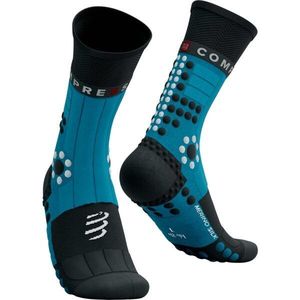 Compressport PRO RACING SOCKS WINTER TRAIL Zimní běžecké ponožky, modrá, velikost obraz