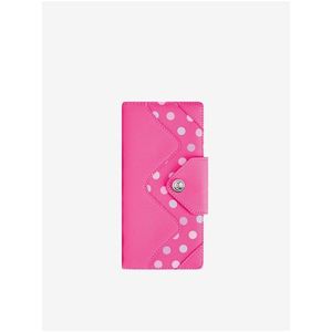 Růžová dámská puntíkovaná peněženka VuchTanita Pink obraz