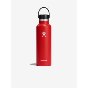Červená nerezová termolahev Hydro Flask Standard Mouth Flex Cap (621 ml) obraz