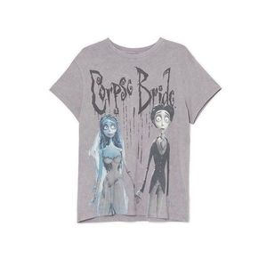 Cropp - Tričko s potiskem Corpse Bride - Světle šedá obraz