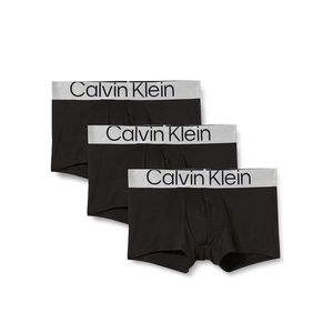 Pánské boxerky Calvin Klein NB3074 3 PACK XL Černá obraz