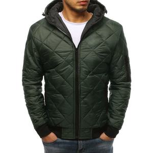 Pohodlná bunda s kapucí zelená obraz