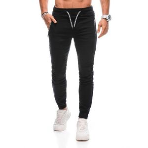 Trendy černé jedinečné jogger kalhoty P1383 obraz