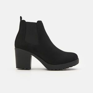 Sinsay - Kotníkové boty na podpatku - Černý obraz
