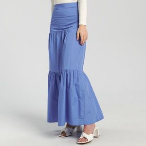Sinsay - Nabíraná maxi sukně - Modrá obraz